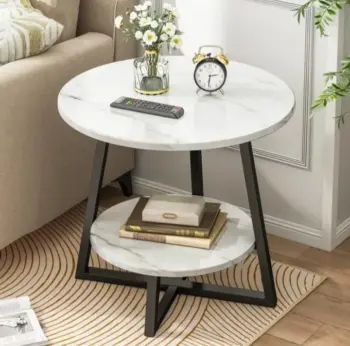 Eye-Catching Luxury Double-Layered Coffee Side Table