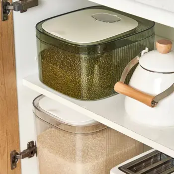10Ltr Artistic Plastic Rice Container