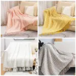 Knitted Throw Blanket