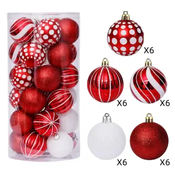 36pc Set of Christmas Balls