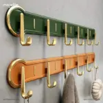 Wall Mounted Hanging Rack with 6 Hooks