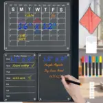 3 Piece Magnetic Fridge Planner Set