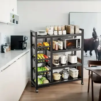 Multifunctional Strong Metallic Kitchen Rack
