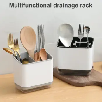 Multifunctional Drainer Chopstick and Spoon Storage Holder