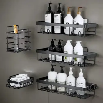 5pcs Shower Caddy Shelf Set