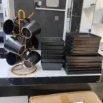 European Style Black Dinner Set
