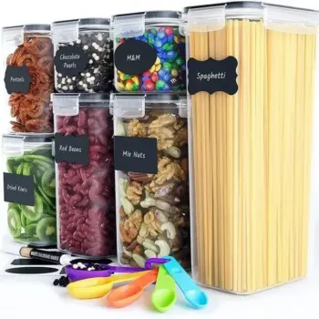 7Pcs Food/Pantry Storage Containers