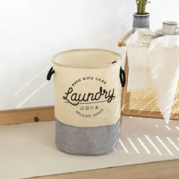 Laundry Day Round Multi-Purpose Basket with Handle