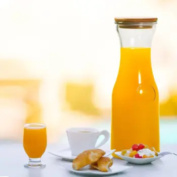 4Pcs Glass Carafe Pitchers