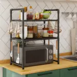 Microwave Shelf Condiment Organizer