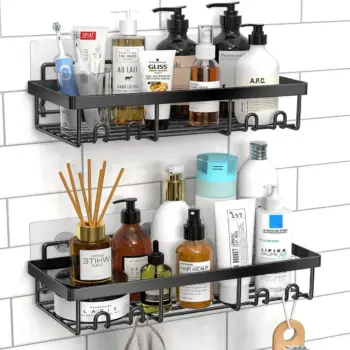 Multipurpose 2PCS Set Triangular Shower Caddy Shelf