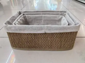 3-in-1 Organizing Wicker Baskets