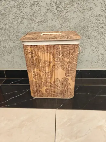 Foldable Bamboo Laundry Basket