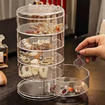 5-Layer Rotatable Jewelry Storage Box