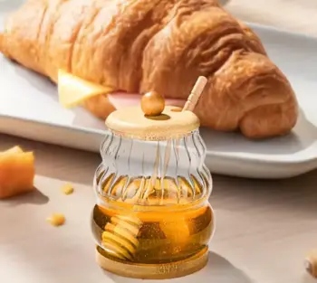 Glass Honey Dispenser/Jar