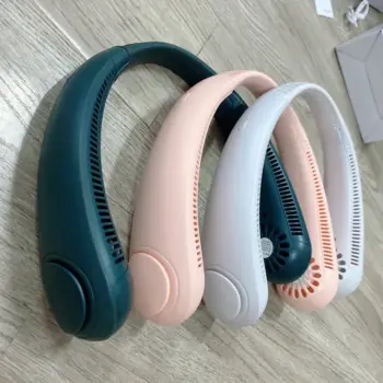 Portable rechargeable Neck hanging USB fan