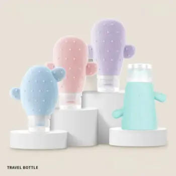 3pcs Silicone Travel Bottle Set
