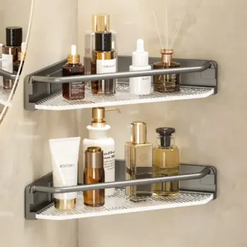 Long Star Corner Bathroom Shower Candy Shelf