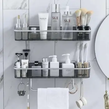 Big size acrylic bathroom organizer