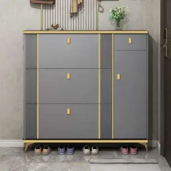 Bucket Flip Shoe Rack Cabinet (Double Layer)