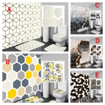 Four in one Shower Curtain