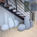 Modern 3-Piece Decorative Floor Vase Set