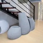 Modern 3-Piece Decorative Floor Vase Set