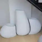 Modern 3-Piece Decorative Floor Vase Set