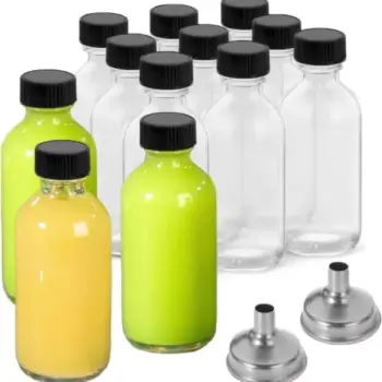 5PC Ginger Shots Glass Bottles