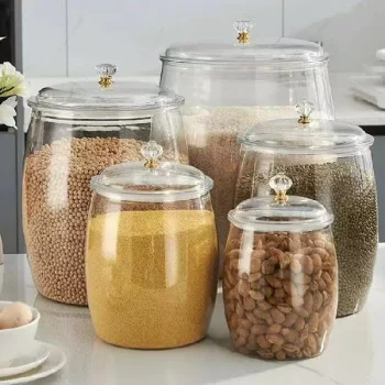 Large Sealed Storage Jar
