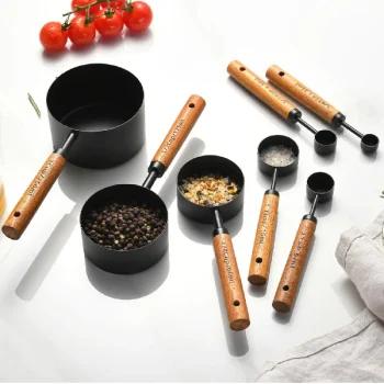 8PC Stainless Steel Measuring