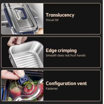 food grade stainless steel storage container